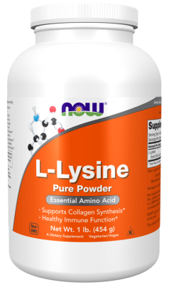 NOW L-Lysine Powder (L-лизин порошок) 454 г