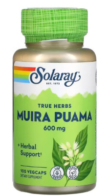 Solaray Muira Puama Root (Муира пуама) 300 мг 100 капсул