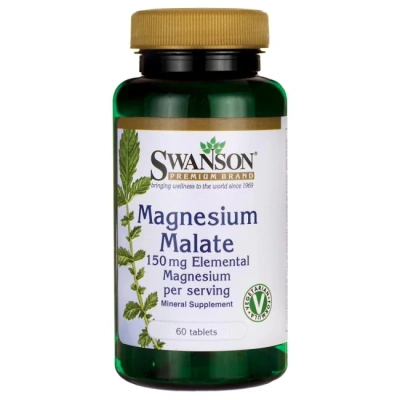 Swanson Magnesium Malate (Малат магния) 150 мг 60 таблеток