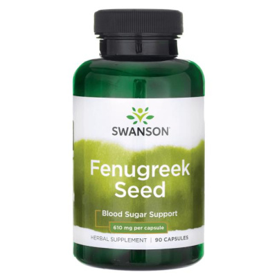 Swanson Fenugreek Seed (Семена Пажитника) 610 мг 90 капсул