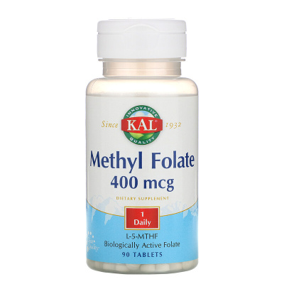 KAL Methyl Folate (Метил фолат) 400 мкг 90 таблеток