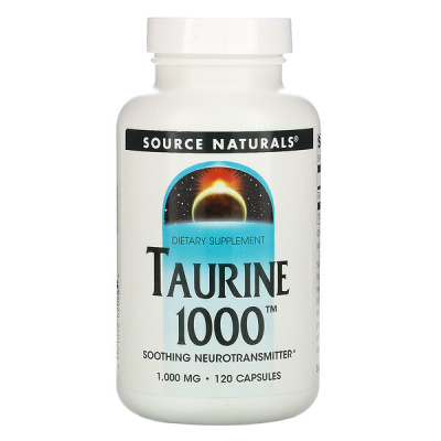 Source Naturals Taurine (Таурин) 1000 мг 120 капсул
