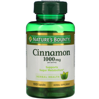 Nature's Bounty Cinnamon (Корица) 500 мг 100 капсул
