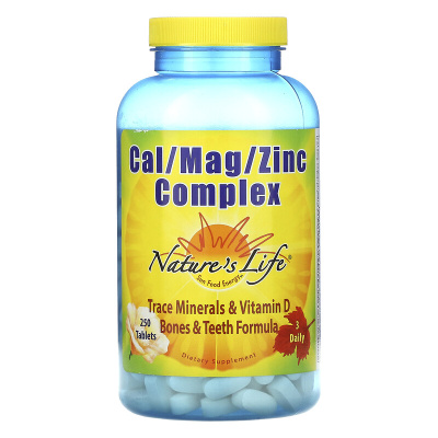 Nature's Life Комплекс Cal/Mag/Zinc 250 таблеток
