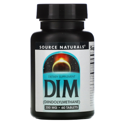 Source Naturals DIM (Дииндолилметан) 200 мг 60 таблеток