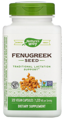Nature's Way Fenugreek Seed (Семена пажитника) 610 мг 320 капсул