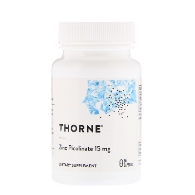 Thorne Research Zinc Picolinate (Пиколинат цинка) 15 мг 60 капсул