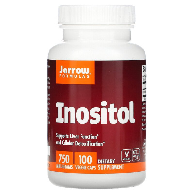 Jarrow Formulas Inositol (инозитол) 750 мг 100 вегетарианских капсул