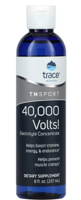 Trace Minerals 40,000 Volts! Electrolyte Concentrate (Концентрат электролитов) 237 мл