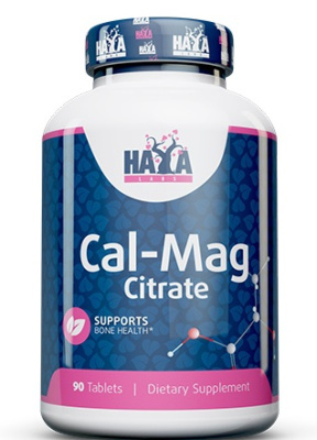 Haya Labs Cal-Mag Citrate (Кальций-Магний Цитрат) 90 таблеток, срок годности 03/2024