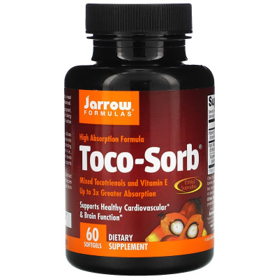 Jarrow Formulas Toco-Sorb (смесь токотриенолов и витамина Е) 60 капсул