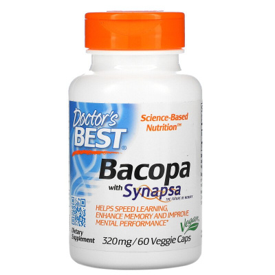 Doctor's Best Bacopa with Synapsa (бакопа с Synapsa) 320 мг 60 капсул