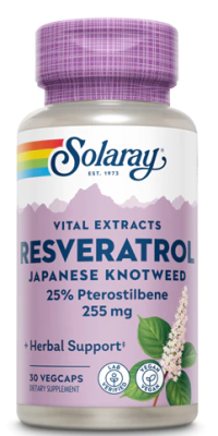 Solaray Super Resveratrol (Ресвератрол) 255 мг 30 вег капсул