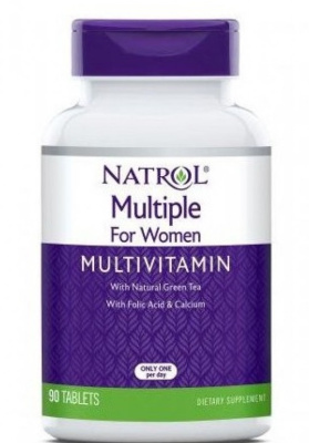 Natrol Multiple for Women Multivitamin (Мультивитамины для женщин) 90 таблеток