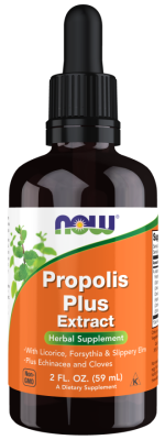 NOW Propolis Plus Extract (Экстракт прополиса плюс) 59 мл