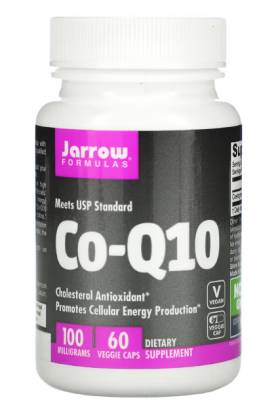 Jarrow Formulas Co-Q10 (коэнзим Q10) 100 мг 60 растительных капсул