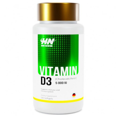Hayat Nutrition Vitamin D3 (Витамин Д3) 5000 МЕ 120 капсул