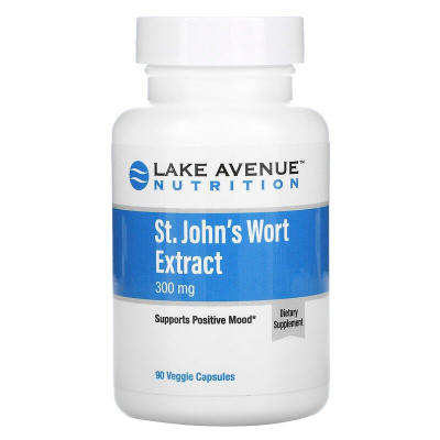 Lake Avenue Nutrition St. John's Wort Extract (экстракт зверобоя) 300 мг 90 капсул