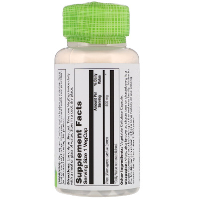 Solaray Vitex (Целомудренник) 400 мг 100 капсул