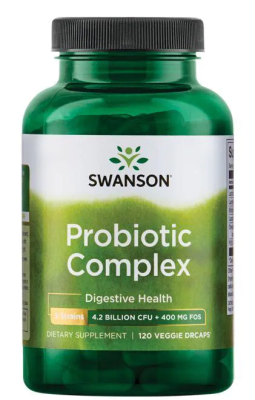 Swanson Probiotic Complex 4 Billion CFU (пробиотический комплекс 4 млрд КОЕ) 120 капсул срок годности 07/2023