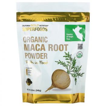 California Gold Nutrition Superfoods Organic Maca Root Powder (порошок органического корня маки) 240 г