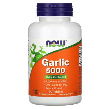 Now Garlic 5000 90 таблеток