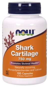 NOW Shark Cartilage (Акулий Хрящ) 750 мг 100 капсул