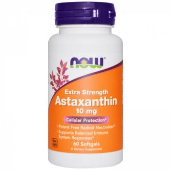 NOW Astaxanthin (Астаксантин) 10 мг 60 капсул