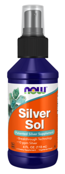 NOW Silver Sol Spray and Liquid (Очищенное серебро) 118 мл (4 oz)