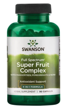 Swanson Full Spectrum Super Fruit Complex Mangosteen, Pomegranate & Noni (мангостин, гранат и нони) 90 капсул