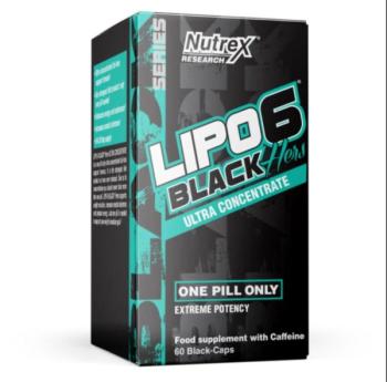Nutrex Research LIPO-6 Black Hers Ultra Concentrate 60 капсул, срок годности 05/2024