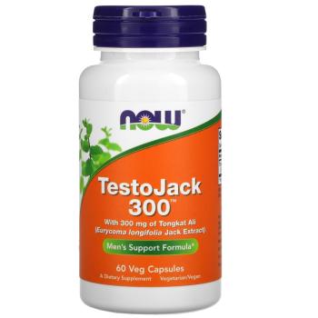 NOW TestoJack 300, 300 мг 60 капсул