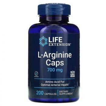 Life Extension L-Arginine Caps (L-аргинин) 700 мг 200 капсул