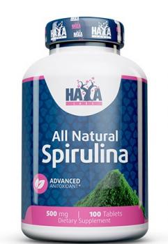 Haya Labs Natural Spirulina (Спирулина) 500 мг 100 таблеток, срок годности 02/2024
