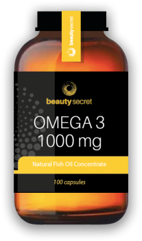 Beauty Secret Omega 3 Natural Fish Oil Concentrate (Омега 3 Натуральный Концентрат Рыбьего жира) 100 капсул, срок годности 02/2024