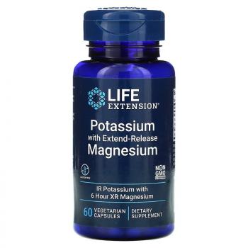 Life Extension Potassium with Extend-Release Magnesium (калий с магнием пролонгированного действия) 60 капсул