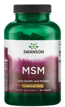 Swanson MSM (метилсульфонилметан) 1,5 г 120 таблеток срок 07/2024
