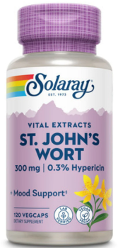 Solaray St. John's Wort Extract (Зверобой) 300 мг 120 вег капсул