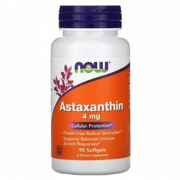 NOW Astaxanthin (Астаксантин) 4 мг 90 капсул