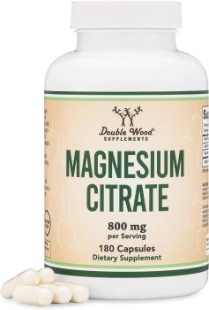 Double Wood Magnesium Citrate (Цитрат магния) 800 мг 180 капсул