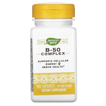 Nature's Way B-50 Complex (комплекс витаминов B50) 100 капсул