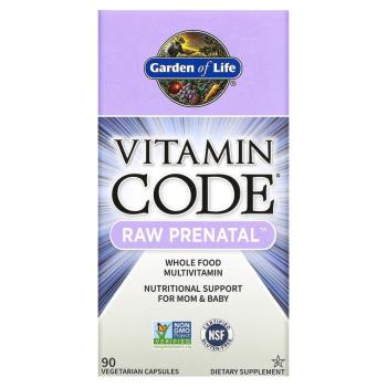 Garden of Life Vitamin Code RAW Prenatal 90 вегетарианских капсул