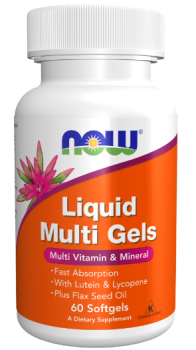 NOW Liquid Multi Gels (Жидкие гелевые мультивитамины) 60 капсул