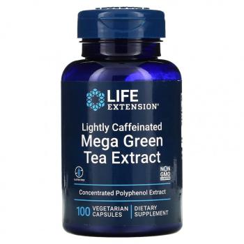 Life Extension Mega Green Tea Extract Lightly Caffeinated (Мега экстракт зеленого чая) 100 вег. капсул