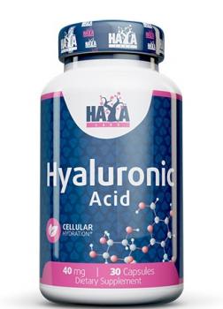 Haya Labs Hyalironic Acid (Гиалуроновая кислота) 40 мг 30 капсул, срок годности 04/2024