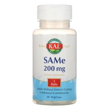 KAL SAMe (S-аденозил-L-метионина) 200мг 30 капсул, срок годности 04/2024