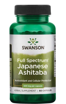 Swanson Full Spectrum Japanese Ashitaba (полный спектр японских ашитаба) 500 мг 60 капсул