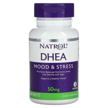 Natrol (DHEA) ДГЭА 50 мг 60 таблеток