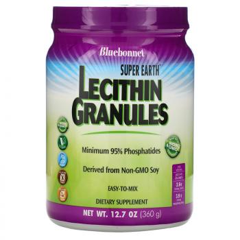 Bluebonnet Nutrition Super Earth Lecithin Granules (лецитин в гранулах) 360 г