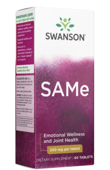 Swanson Same (s-аденозилметионин) 200 мг 60 таблеток,срок годности  06/2024